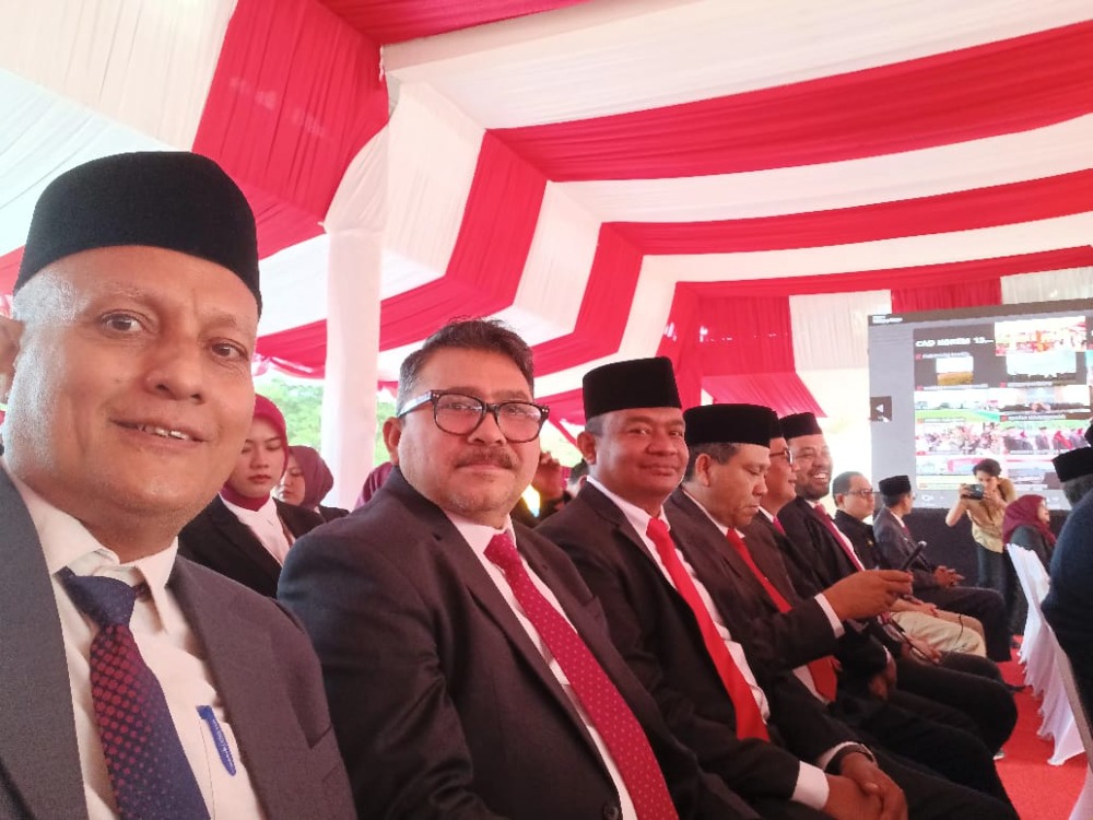 Kadis PUPR Aceh Hadiri Upacara HUT ke-80 RI di Blang Padang