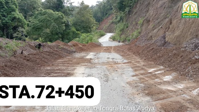 Dua Ruas Jalan Blangkejeren - Tongra - Abdya dan Aceh Timur - Pining - Gayo Lues Selesai Dibersihkan